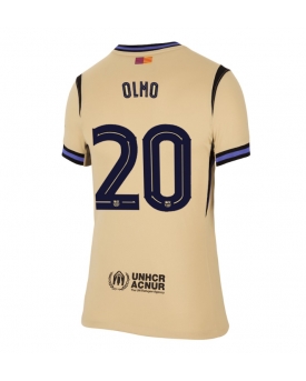 Billige Fotballdrakt Barcelona Dani Olmo #20 Replika Bortedrakt Dame 2025-26 Kortermet Billige Fotballdrakt Barcelona Dani Olmo #20 Replika Bortedrakt Dame 2025-26 Kortermet